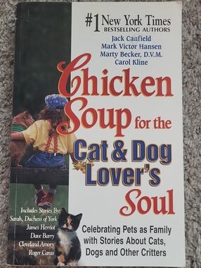 Vintage 90's Chicken Soup for the Cat & Dog Lover's Soul Softcover